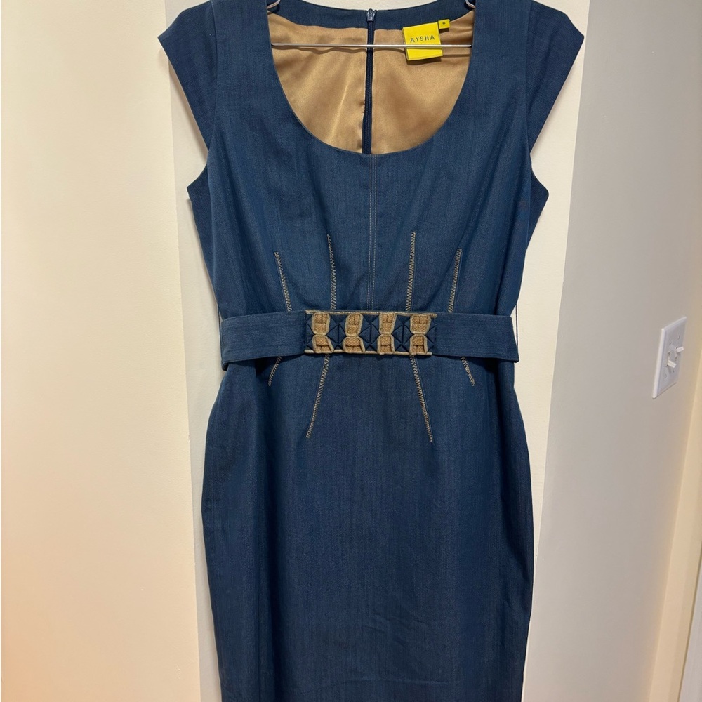 Aysha Blue Denim Dress
